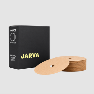 JARVA Natural Paper Filters (Unbleached, 100 Count)