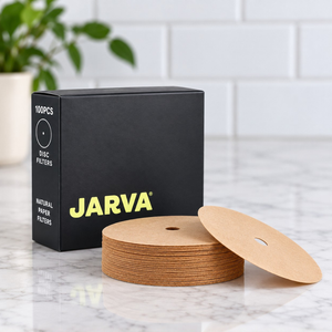 JARVA Natural Paper Filters (Unbleached, 100 Count)