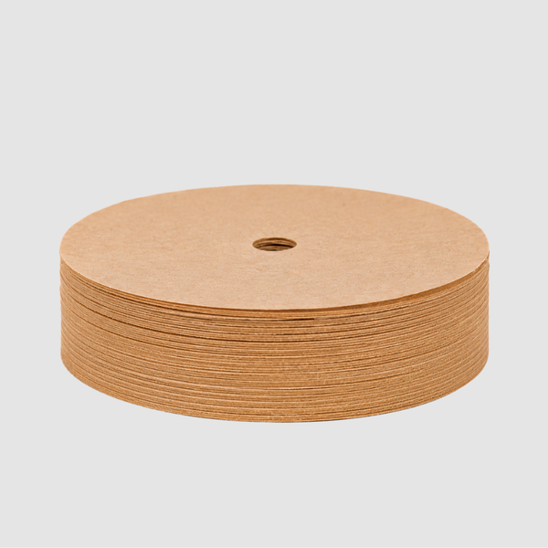JARVA Natural Paper Filters (Unbleached, 100 Count)
