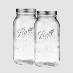64oz Ball Mason Jars (2 Pack)